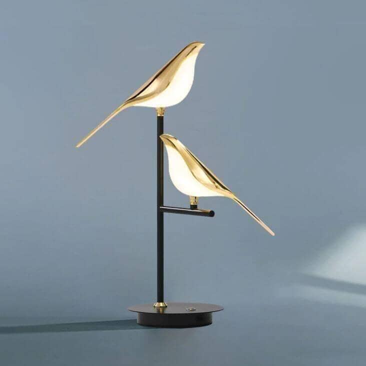 "Birdie" Modern Table Lamp Table Lamp Artedimo Two birds US Plug Warm Light