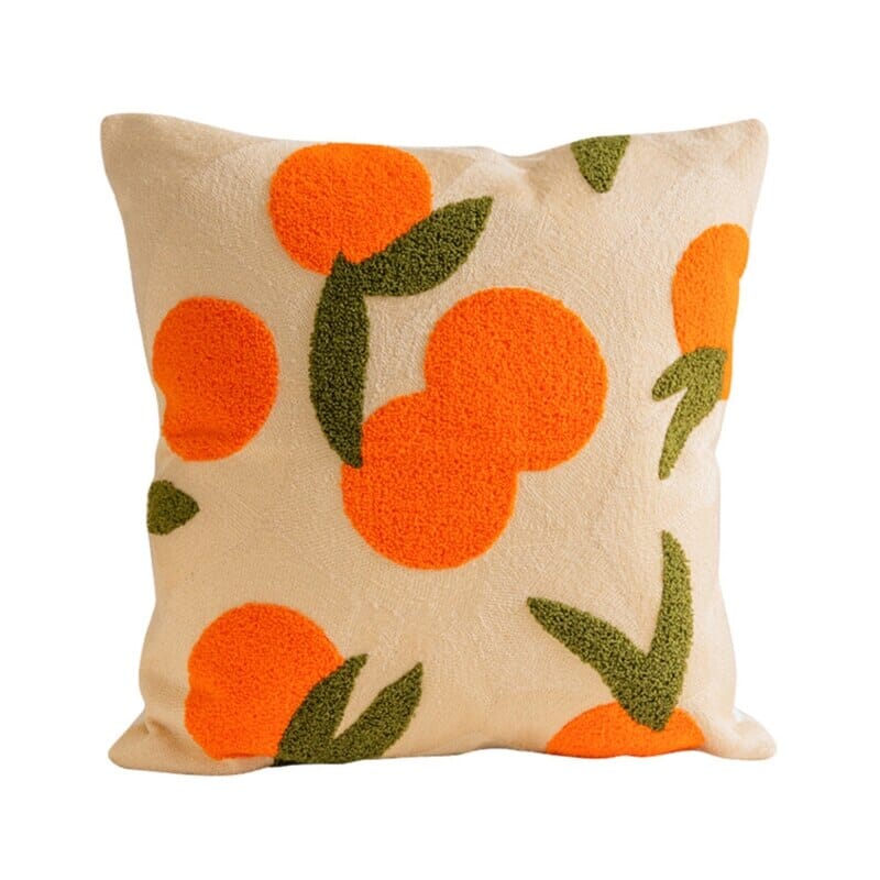 "Orangade" Decorative Cotton Pillow Case cushion cover Artedimo 