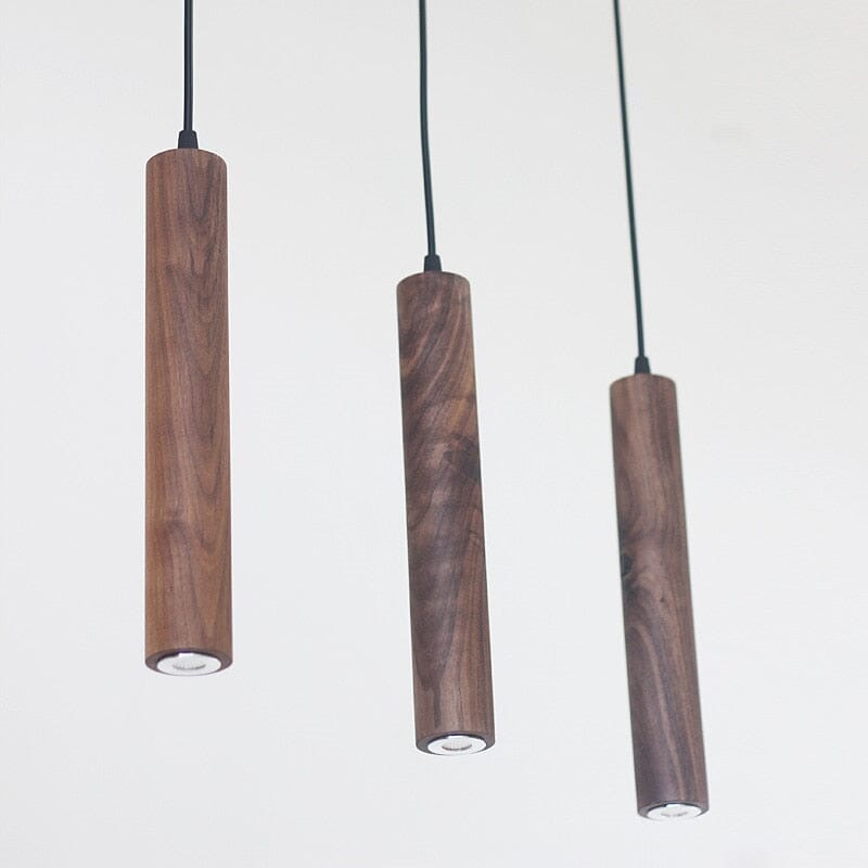 natural wood pendant light