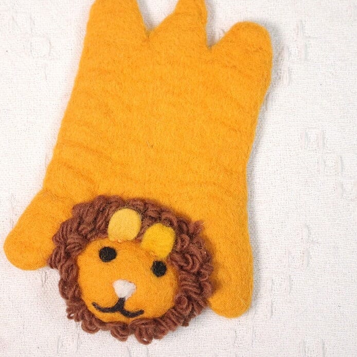 "The Zoo" Cute Cartoon Animal Wool Felt Coaster Wool Design Coaster Artedimo lion King 18cm 