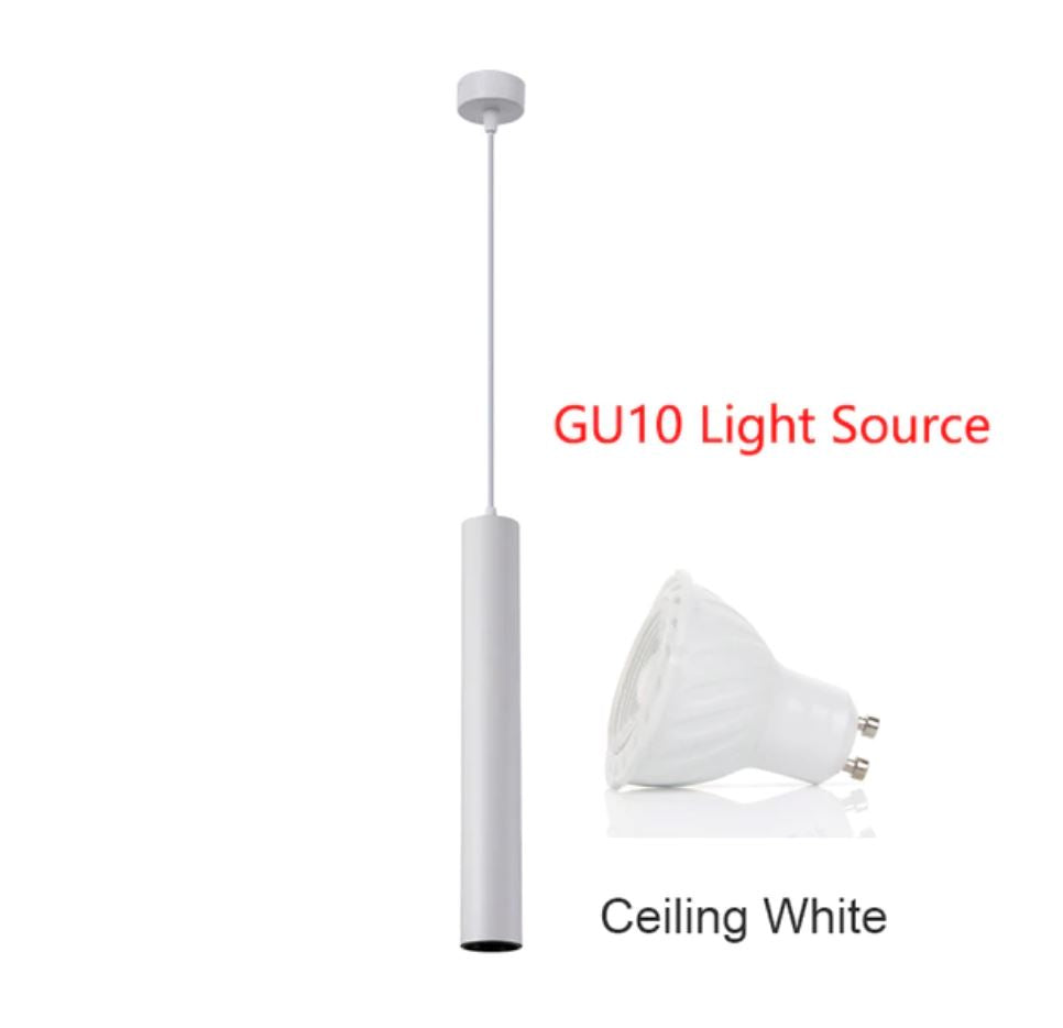 "Lumina" Minimalist Pendant Lamp GU10 Spotlight Pendant light Artedimo White-GU10 Warm White 3000K H200mm 7W Dimmable