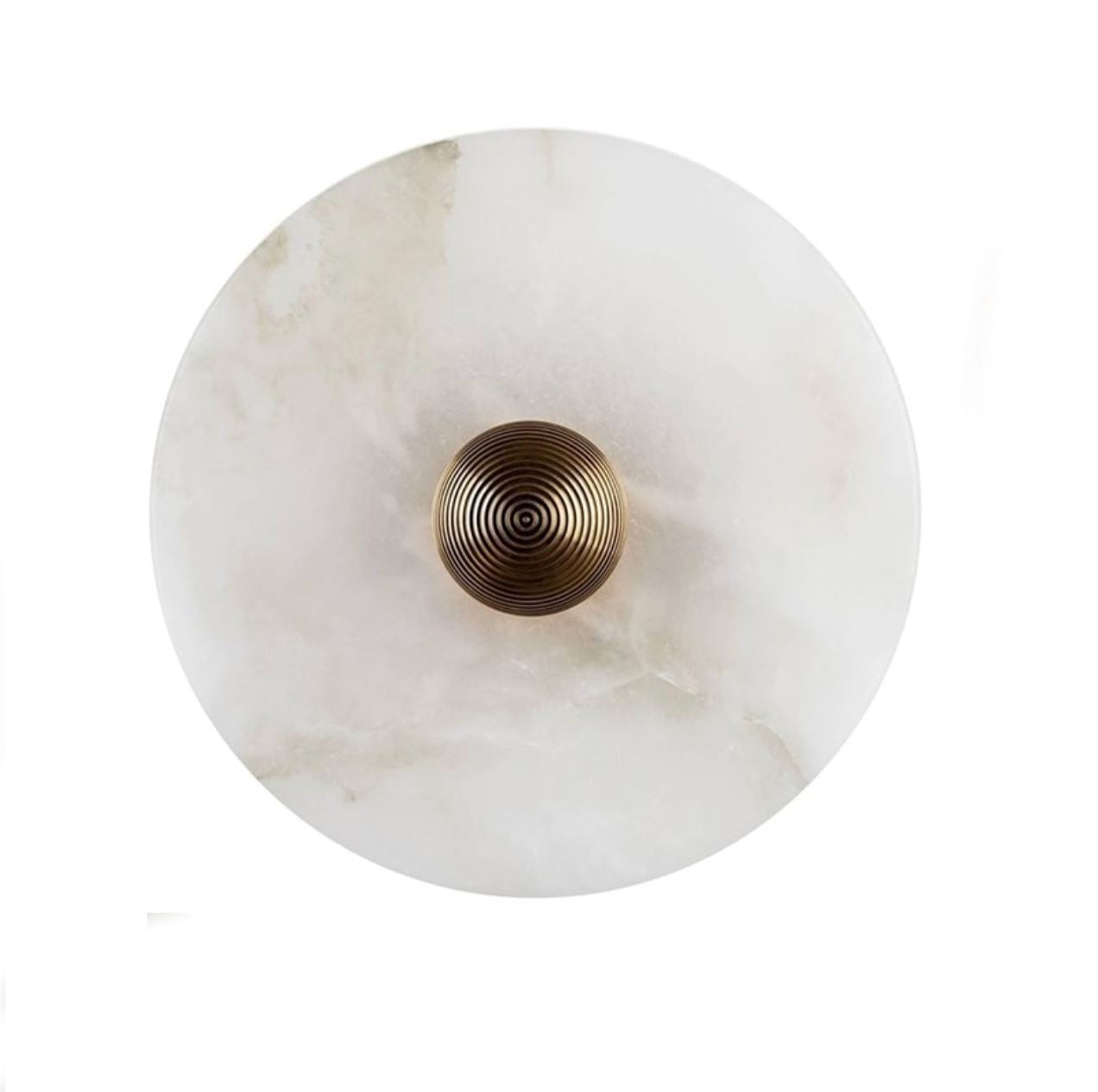 "Isolda" Natural Marble LED Silver Wall Lamp Sconce Wall Lamp Artedimo 