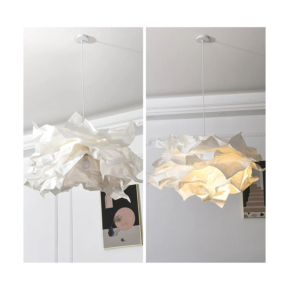 BADU GOTOWE! Rice Paper Pendant Light - Creative DIY Paper Cloud Pendant Light Artedimo 