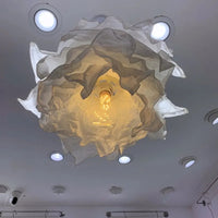 Thumbnail for BADU DRAFT!DIY Paper Ceiling Light with 18w Bulb Modern Paper Chandelier Led Bedroom Living Room Diy Dining Lighting Artedimo 