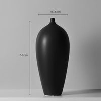 Thumbnail for Black and White Flower Porcelain Vase Vase Artedimo Type E 