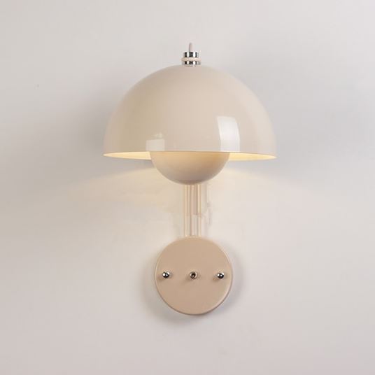 "Modern Mushroom" Wall Sconce Creative Night Light Hardwired/ Plug-in Wall lamp Artedimo Beige Plug-in 