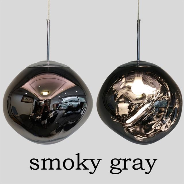 "Magma" Creative PVC Pendant Light Pendant light Artedimo Dia 15cm/5.9" Smoky gray 