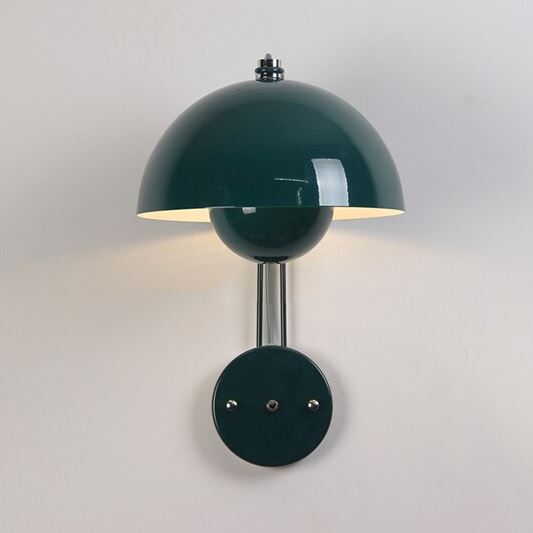 "Modern Mushroom" Wall Sconce Creative Night Light Hardwired/ Plug-in Wall lamp Artedimo Dark Green Plug-in 
