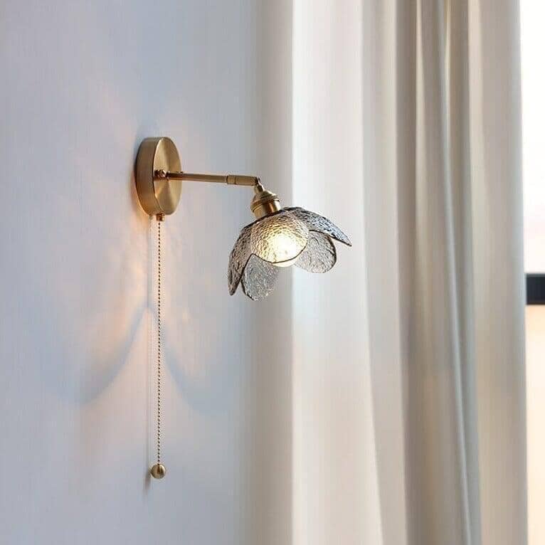 "Dalia" Modern Wall Lamp Sconce Pull Chain / Plug in / Hardware Wall Sconce Lamp Artedimo 