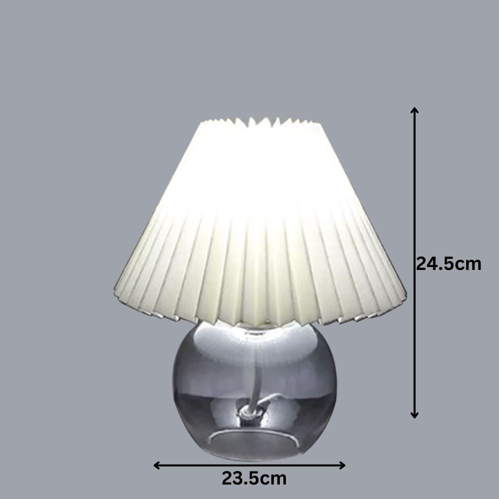 luxury glass ball table lamp