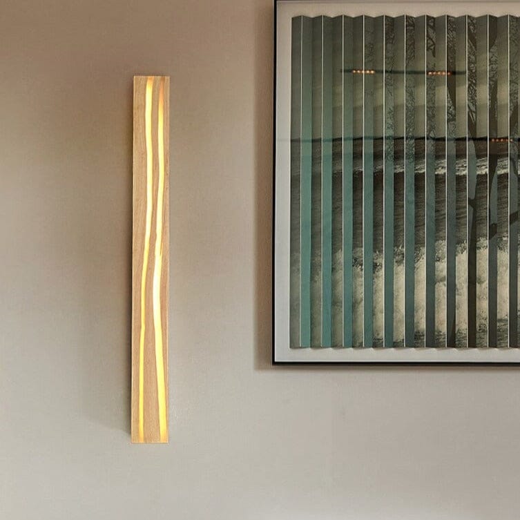 modern wall lamp wood