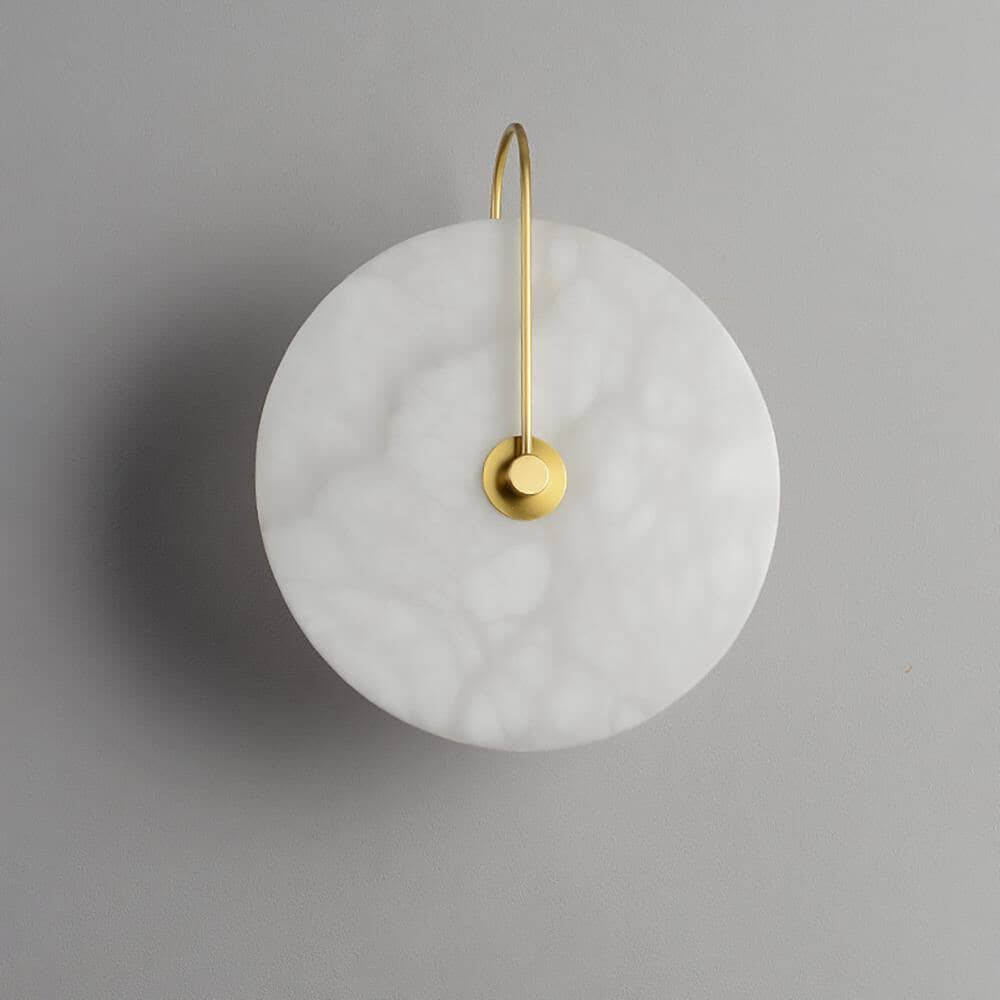 alabaster wall sconce