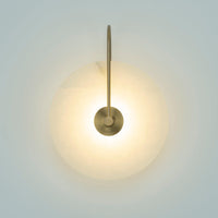 Thumbnail for High end antique brass wall sconce marble