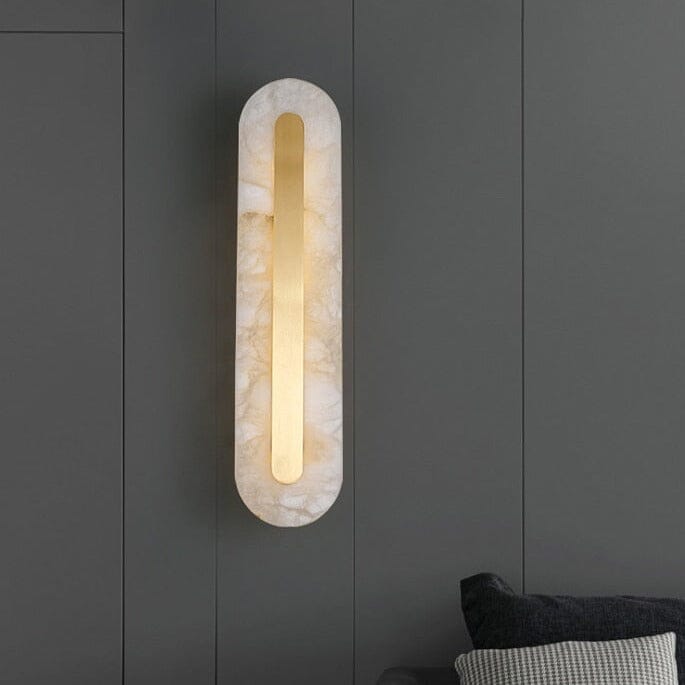 Copper marble wall lamps