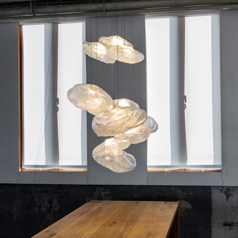 "Jellyfish" Modern Style Glass Pendant Lights - Clear / Amber / Smoky Glass Pendant light Artedimo 