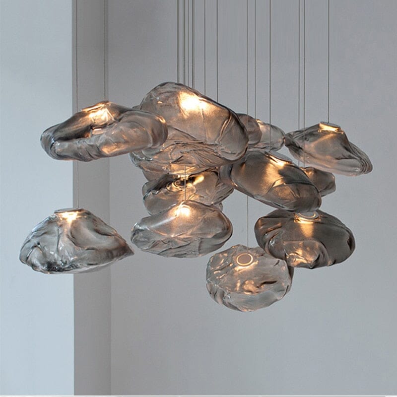 "Jellyfish" Modern Style Glass Pendant Lights - Clear / Amber / Smoky Glass Pendant light Artedimo 