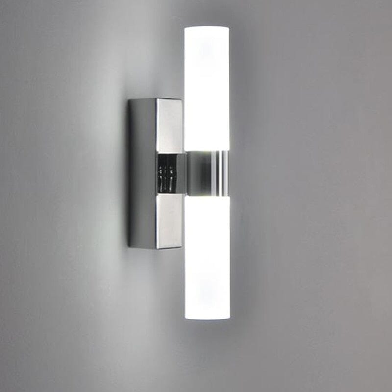 Stainless steel LED mirror light