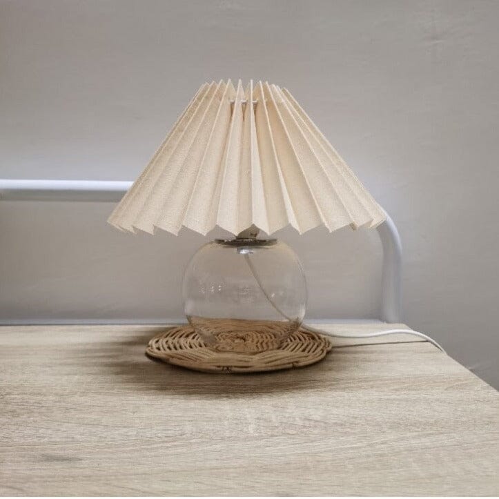 luxury glass ball table lamp