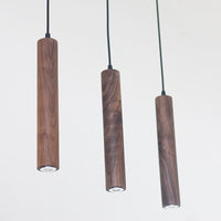 Thumbnail for natural wood pendant light