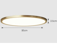 Thumbnail for copper round plate ceiling light