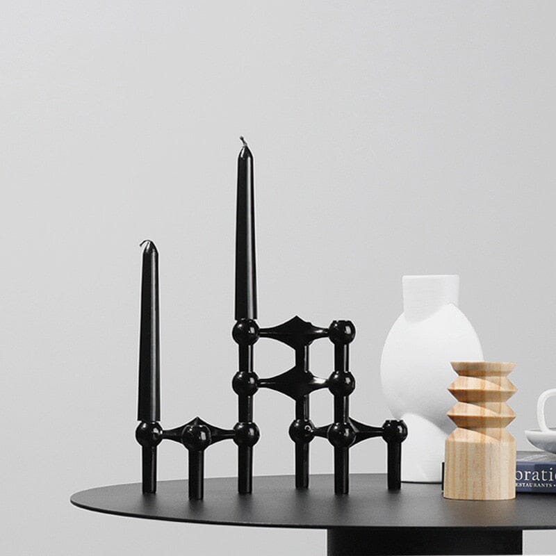 Creative Metal Candle Hold Ornaments Can Be Stacked Nordic Romantic Dining Table Candlestick Decoration For Home Decor Gift Artedimo 