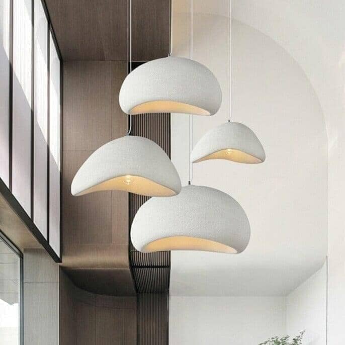 "Enchanting Elegance" Simple White Wabi Sabi Pendant Lamp Ceiling lamp Artedimo 