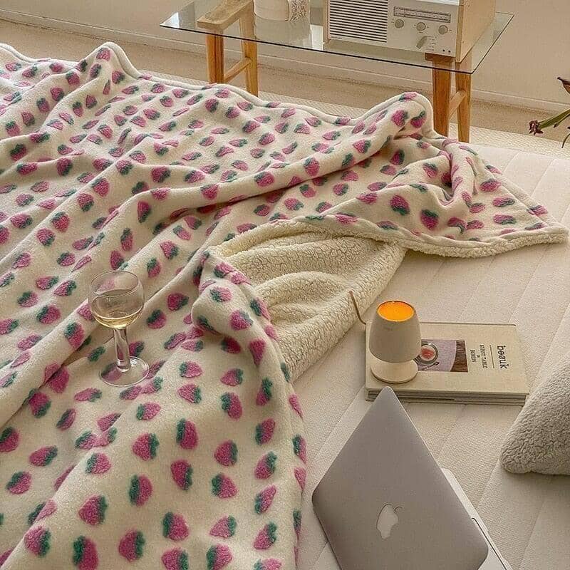 "Fluff" Plush Blanket Thickened Warm and Soft Artedimo C 100x150cm 