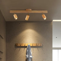 Thumbnail for natural wood ceiling light