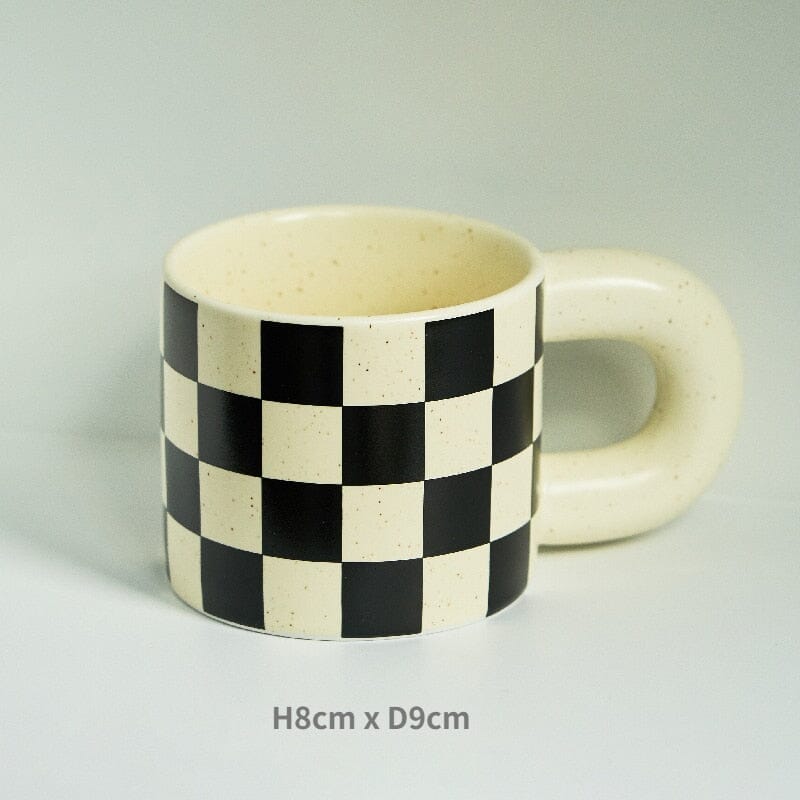 "Splash" Fatty Ceramic Coffee Tea Mug 0 Artedimo checker A 