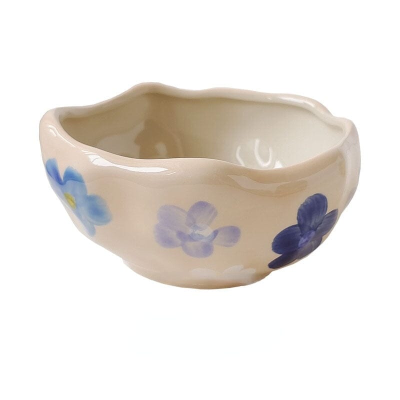 "Matilda" Ceramic creative hand painted bowl Ceramic bowl Artedimo purple 