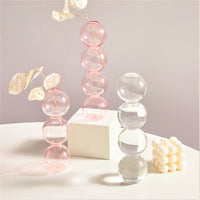 Thumbnail for Nordic Home Decorative Pink Glass Candle Holder Taper candle holder Artedimo 