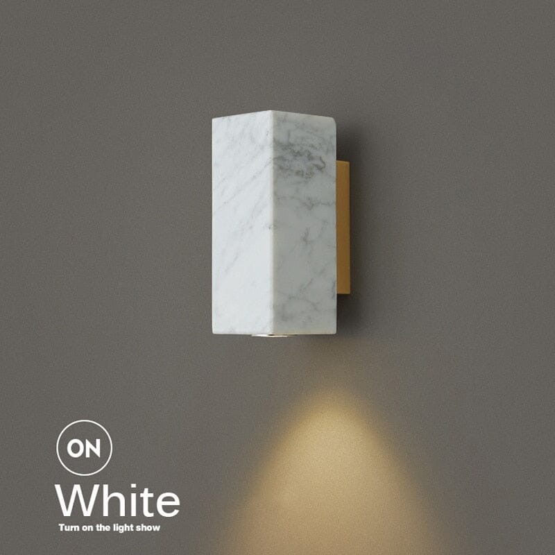 white marble sconce