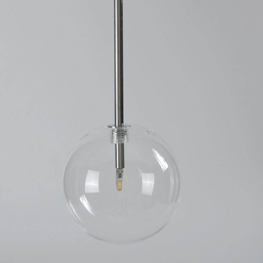 "The Bubble" Modern Chandelier Glass Pendant Light Silver/Gold Hardware Pendant light Artedimo 1 piece 15cm Silver 