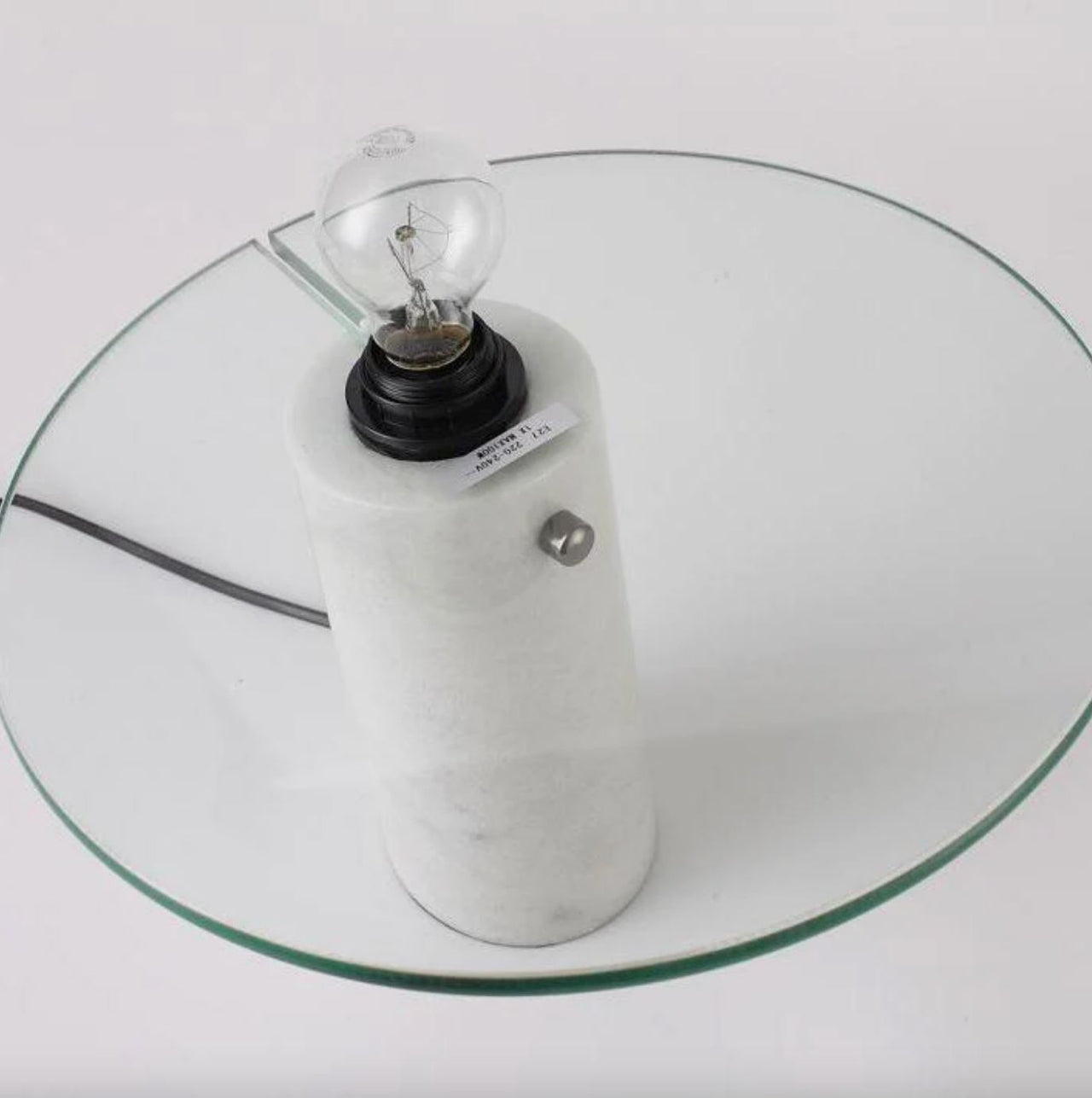 "Modern Mushroom" Marble Table Lamp Table Lamp Artedimo 
