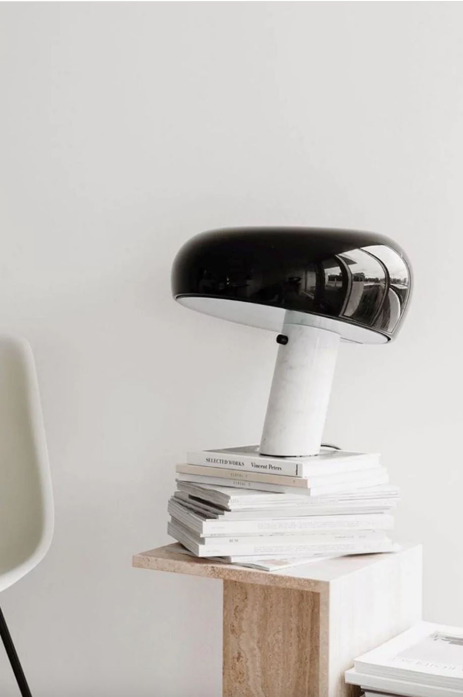 "Modern Mushroom" Marble Table Lamp Table Lamp Artedimo 