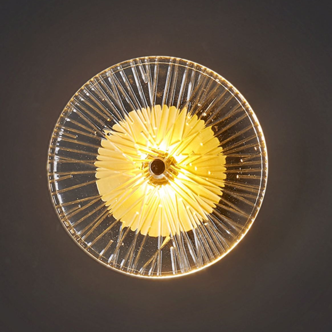 Modern Round Crystal LED Sconces Wall Lamp Wall Lamp Artedimo 1 Light single glass Warm White (2700-3500K) 