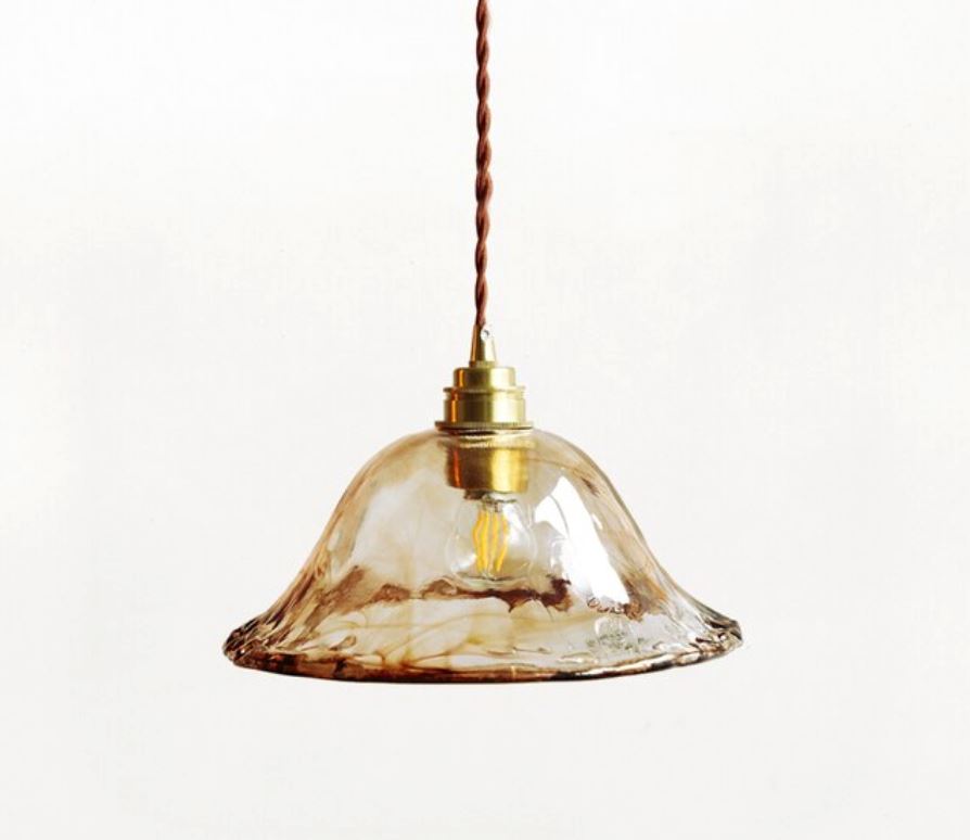 Modern Amber Glass Pendant Light - Unique Pendant Lighting Pendant Lights Artedimo E 