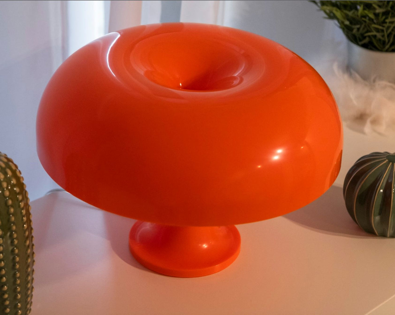 cute orange table lamp