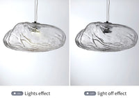 Thumbnail for grey glass lampshade pendant lamp