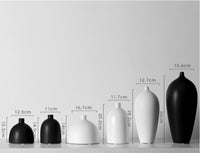Thumbnail for Minimalist Black and White Flower Porcelain Vase Vase Artedimo 