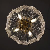 Thumbnail for hammered glass chandelier