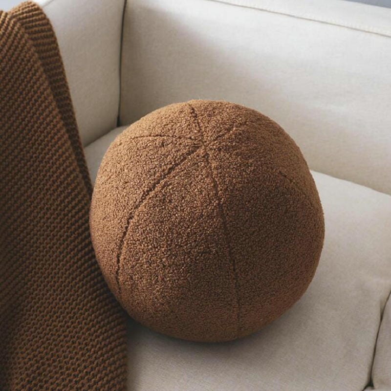 "Sofa Friend" Checkerboard Geometric Pillow Pillow Artedimo Ball Dia 16cm 