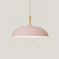 Thumbnail for stylish wood pendant lamps pink
