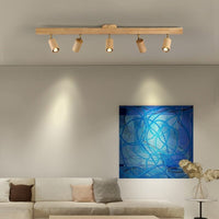 Thumbnail for natural wood ceiling light