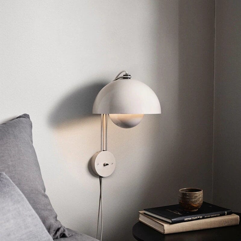 "Modern Mushroom" Wall Sconce Creative Night Light Hardwired/ Plug-in Wall lamp Artedimo 