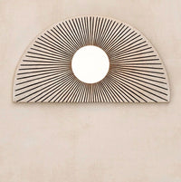 Thumbnail for Minimalist Sconce Half circle Wall Lamp 2 Colors - Wall Sconce Light - Bedside Lamp Sconces Artedimo 1/2 thin stripes Warm (2700-3500K) 