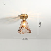 Thumbnail for Flush Mount Glass Ceiling Lamp - Celling Lighting 