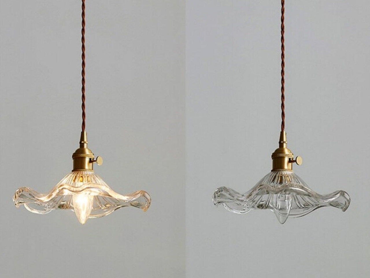 Glass Pendant Lamp - Modern Lighting Chandelier - Unique Dining Room Lighting Pendant Lights Artedimo 