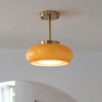 Thumbnail for White Ceiling Lamp - Mid Century Chandelier - Semi Flush Mount Lamp - White Light Fixture Pendant Lights Artedimo 