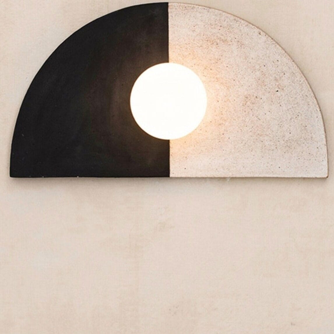Minimalist Sconce Half circle Wall Lamp 2 Colors - Wall Sconce Light - Bedside Lamp Sconces Artedimo 1/2 circle 2 colors Warm (2700-3500K) 